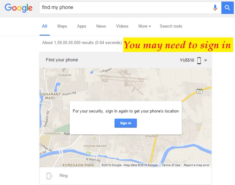 find any anrdoid device